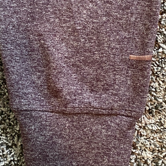 Maroon/gray Lululemon Joggers - good as new - Picture 12 of 14
